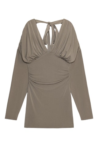 Robe droite - Taupe