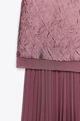 Robe trompe-l’œil - Vieux rose