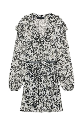 Robe patineuse - Ecru et anthracite