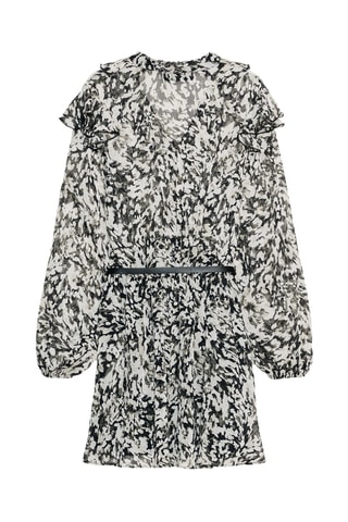 Robe patineuse - Ecru et anthracite