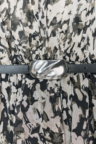 Robe patineuse - Ecru et anthracite