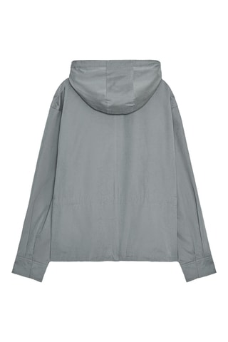 Coupe-vent à capuche - Gris clair