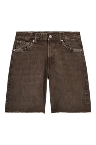 Short en jean - Noir