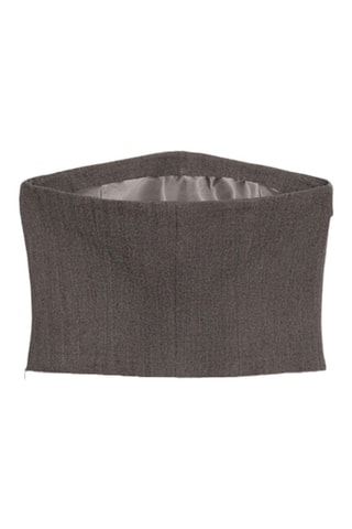 Crop top bustier - Taupe