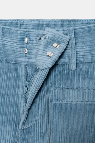 Pantalon en velours - Bleu cobalt