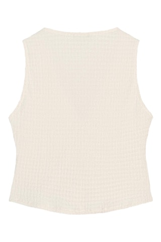 Veste sans manches - Ecru