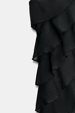 Top asymétrique - Noir