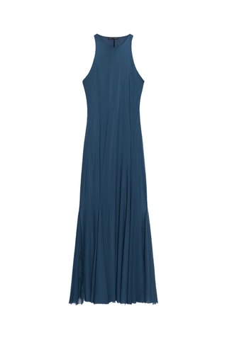 Robe longue - Bleu pétrole