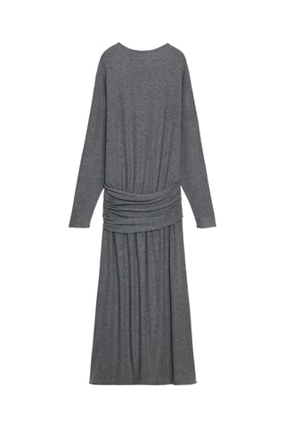 Robe midi - Gris foncé chiné