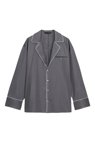 Chemise de pyjama - Gris foncé