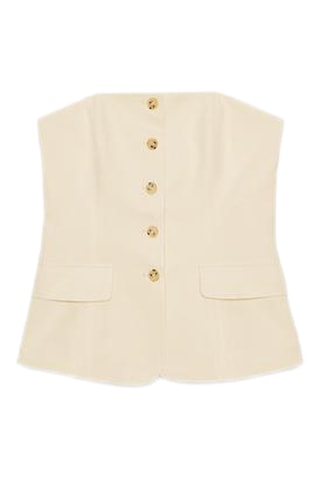 Top bustier - Ecru