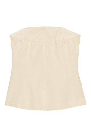 Top bustier - Ecru