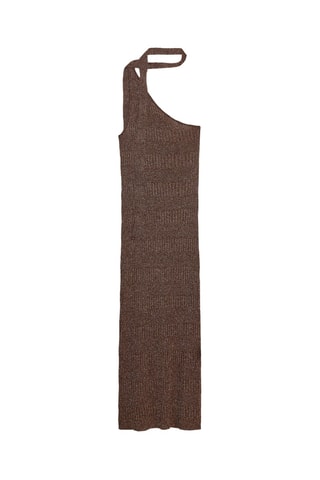 Robe asymétrique - Marron