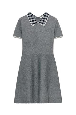Robe patineuse - Gris foncé chiné