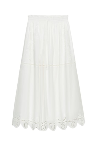 Jupe longue - Blanc