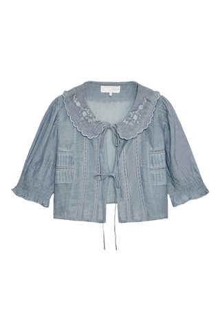Chemisier - Bleu-gris