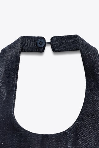 Top en jean - Bleu foncé
