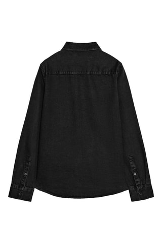 Chemisier en jean - Noir