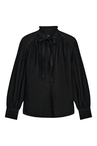 Blouse en jean - Noir