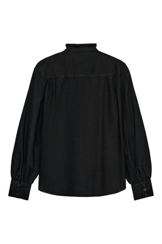Blouse en jean - Noir