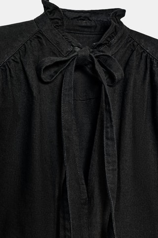 Blouse en jean - Noir