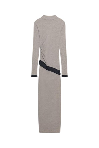 Robe longue - Gris chiné