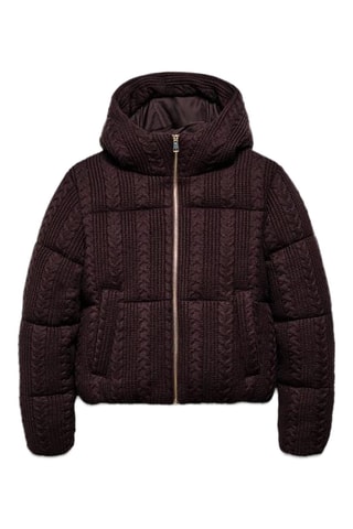 Veste à capuche - Marron