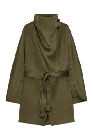 Manteau en laine - Kaki