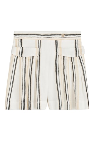 Short en lin - Ecru