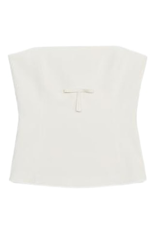Top bustier - Blanc