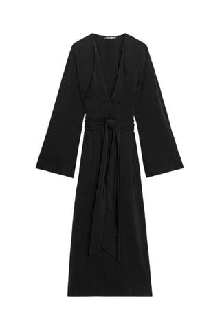 Robe trompe-l'œil - Noir