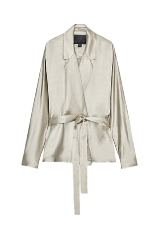 Veste en lin - Beige clair