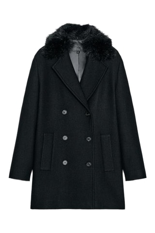 Manteau en laine - Noir