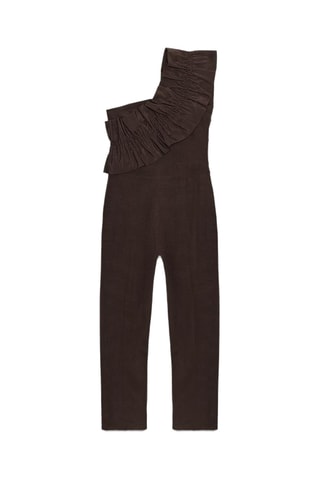 Combinaison asymétrique - Marron foncé