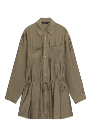 Robe chemise - Kaki