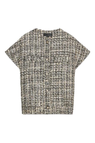 Veste en tweed - Noir