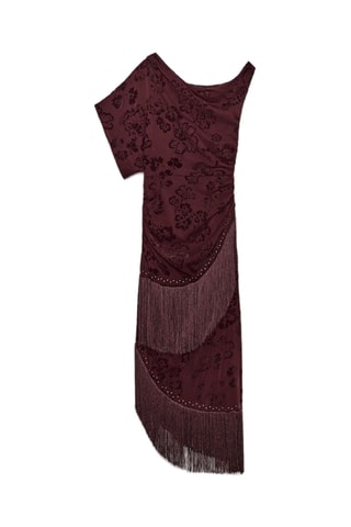 Robe midi - Bordeaux