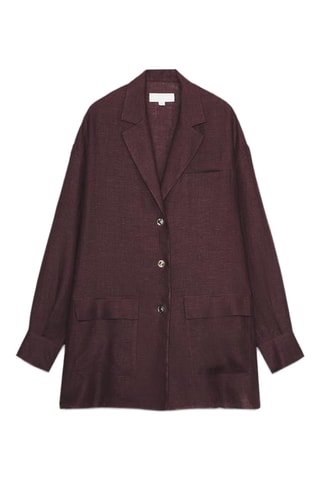 Veste en lin - Bordeaux
