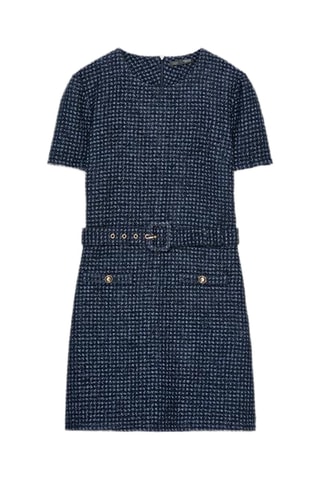 Robe droite - Bleu marine