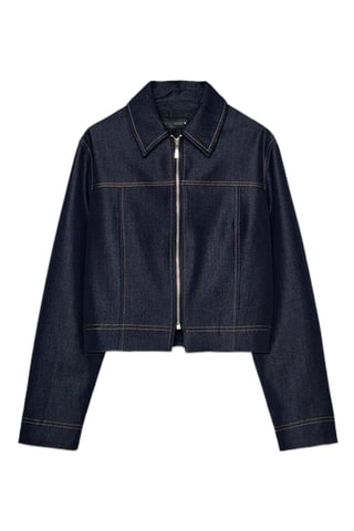 Veste en jean - Bleu marine