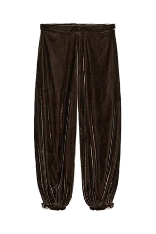 Pantalon en velours - Marron