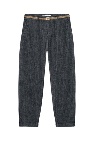 Pantalon - Noir chiné