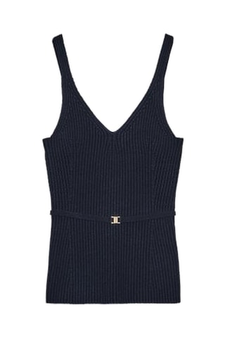 Top - Bleu marine