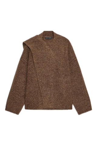 Pull - Marron chiné