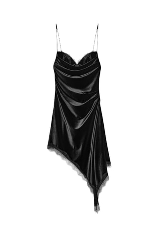 Robe drapée - Noir