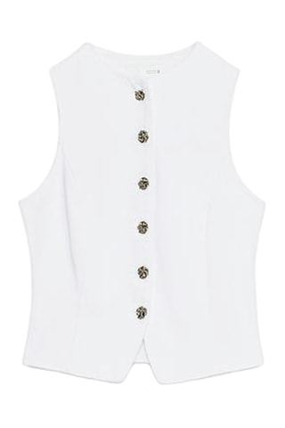 Gilet sans manches - Blanc