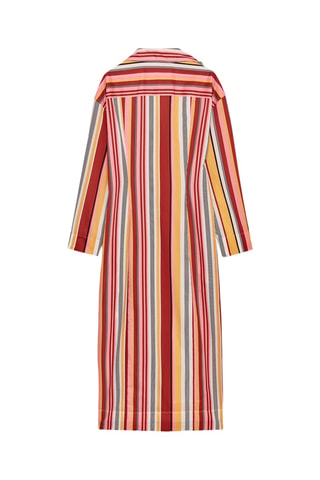Robe chemise - Jaune et blanc