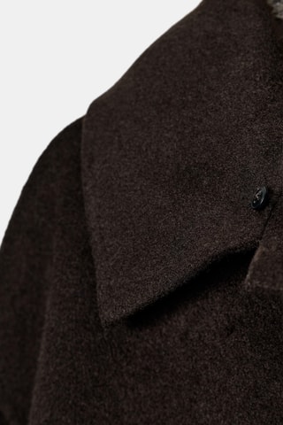 Manteau en laine - Marron foncé