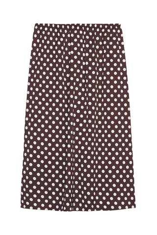 Jupe droite - Marron