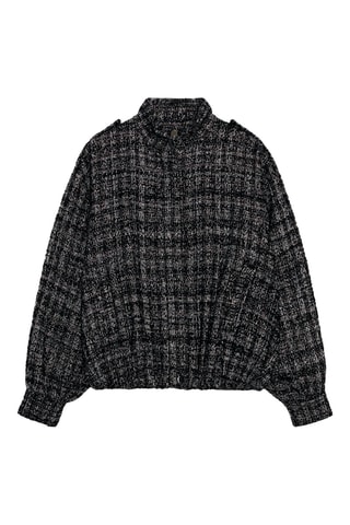 Veste en tweed - Noir